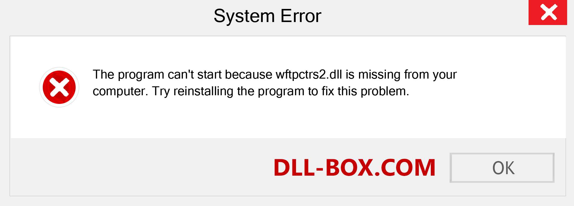  wftpctrs2.dll file is missing?. Download for Windows 7, 8, 10 - Fix  wftpctrs2 dll Missing Error on Windows, photos, images